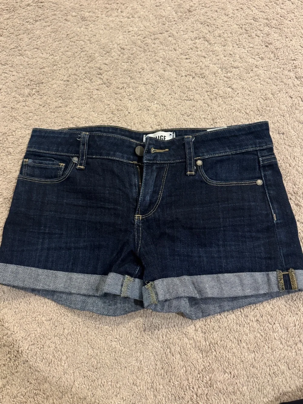 Paige Denim Cuffed Women's Shorts